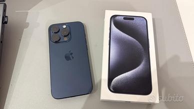 iPhone 15 PRO 128 gb blu - BATTERIA 87%