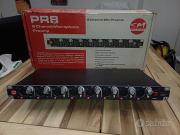SM ProAudio PR8 - Multi Mic Preamplifier
