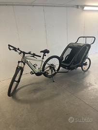 MTB giant phantom+ carello bici hauck