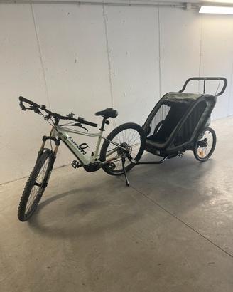 MTB giant phantom+ carello bici hauck