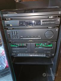 Impianto Hi-Fi Philips 9400 completo con giradisch