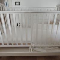 lettino pali con materasso