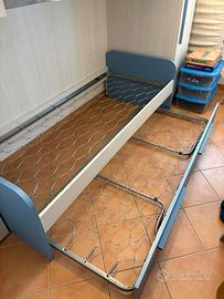 Letto doppio salvaspazio