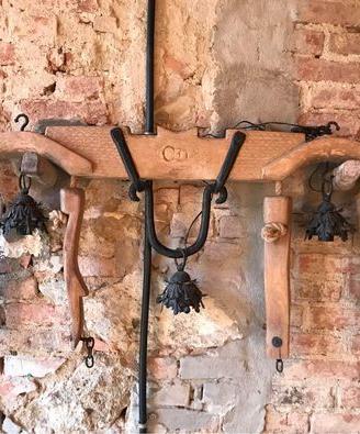 Lampadario country antico