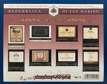 Francobolli San Marino 2007 Vini Europei (MNH*)