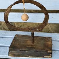 Arte scultura astratta 'Custode dell'Orbita'