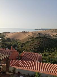 Vista mare e dune a torre dei corsari
