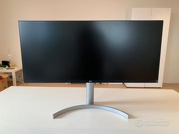 Monitor LG 34wk650w bianco