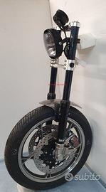 SUZUKI GS550 CAFE RACER AVANTRENO FORCELLE OHLINS