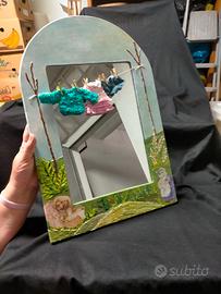 ANTICA SPECCHIERA DIPINTA A MANO DI BEATRIX POTTER