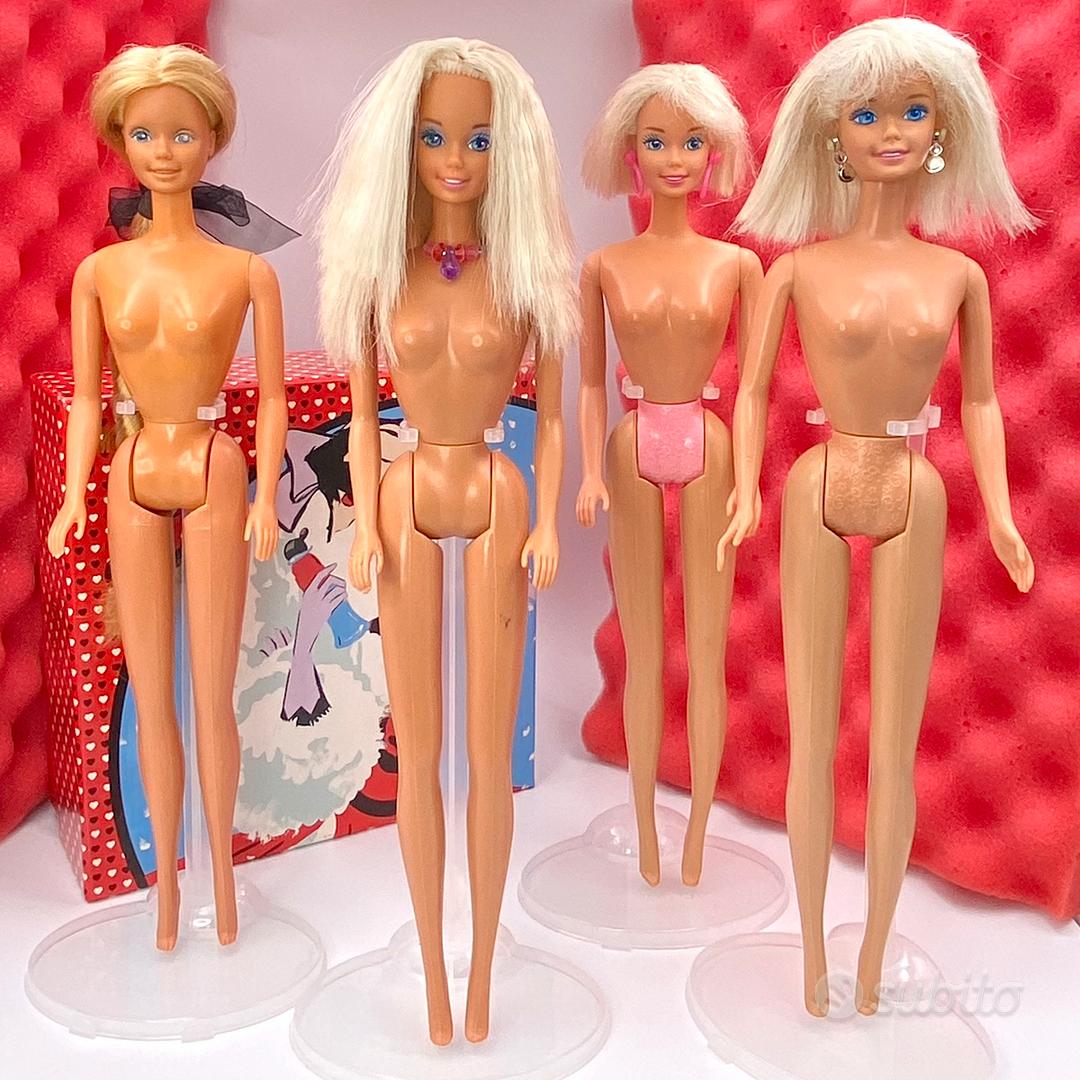 Lotto 4 Barbie Mattel anni 80-90 - Collezionismo In vendita a Torino