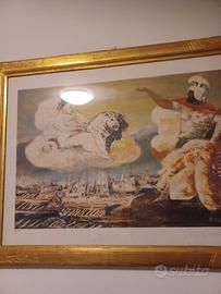 Litografia Salvatore Fiume ENEIDE