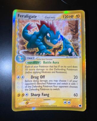 Feraligatr δ Delta Species Reverse Holo (DF 2/101)
