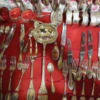 Servizio posate vintage placcato argento