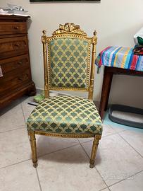 Sedia stile Luigi XVI