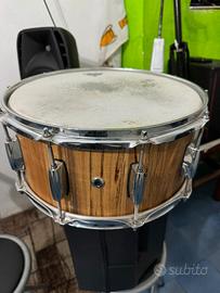 Rullante in legno artigianale da 14”  batteria