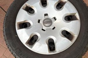 Cerchio + gomme 185/60 R15 michelin alpin