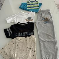 Stock 6  pz  in cotone per bimbo tg 5/6 anni