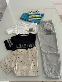 Stock 6  pz  in cotone per bimbo tg 5/6 anni