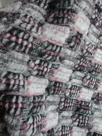 Scampolo Tessuto Boucle Misto Lana