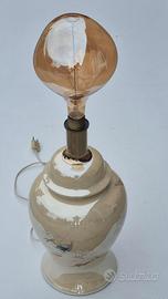 Base Lampada da Tavolo Vintage Anni '70/'80 - Cera