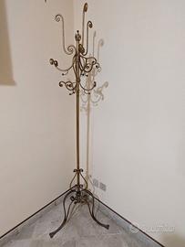 Appendiabiti da terra Vintage in FERRO BATTUTO