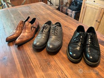 Lotto 3 paia scarpe uomo n. 43 