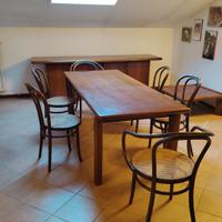 credenza+tavolo+sedie +tavolino 