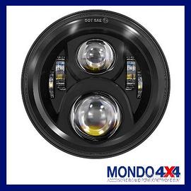 Coppia fanali led rotondi 7" 50W