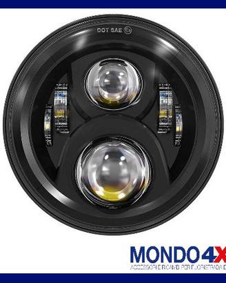 Coppia fanali led rotondi 7" 50W