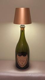 Dom Perignon Bottiglia Lampada LED Dorata 