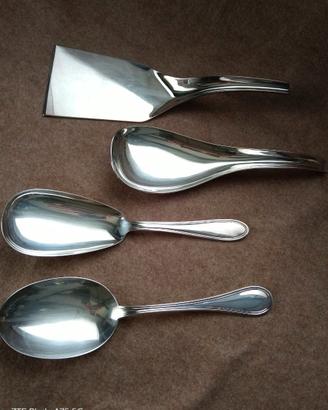 Silver Plate_4 chiucchiai da servizio