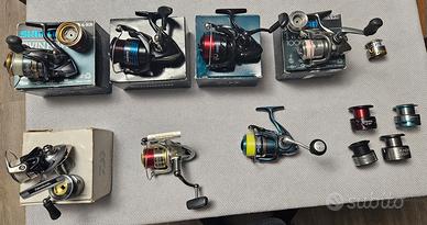 mulinelli da pesca Shimano e Daiwa