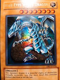 drago bianco occhi blu DB1 2004 Yu-Gi-Oh 