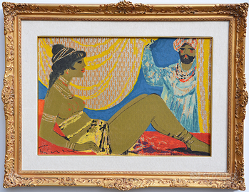 Quadro Fiume Salvatore "Appuntamento con Sceicco"