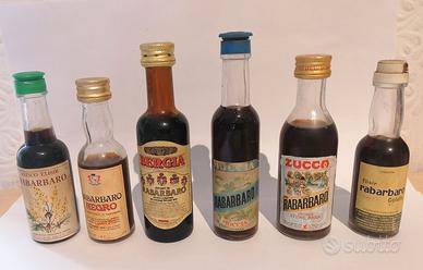 6 bottigliette mignon Rabarbaro