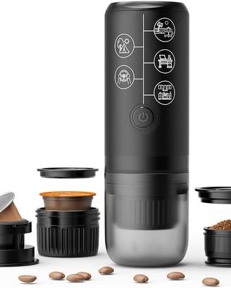 MACCHINA DA CAFFÈ PORTATILE 3 IN 1 RICARICABILE