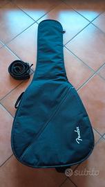 Custodia imbottita per Fender acustica e tracolla