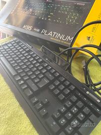 Tastiera Corsair  k95 e iCUE NEXUS