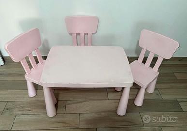 Tavolino Sedie bambini Ikea