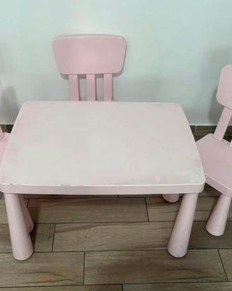 Tavolino Sedie bambini Ikea