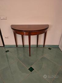 Tavolo/consolle in legno massello