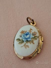 Acc Bijoux Vintage Ciondolo medaglione apribile