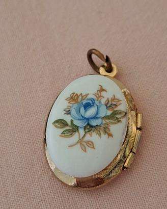 Acc Bijoux Vintage Ciondolo medaglione apribile