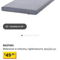 Materasso ikea agotnes 80 *200