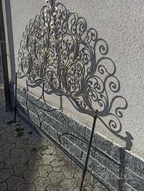 schienale letto matrimoniale in ferro battuto 