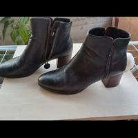 🌟 Stivaletti Geox in pelle marrone scuro, Mis.37