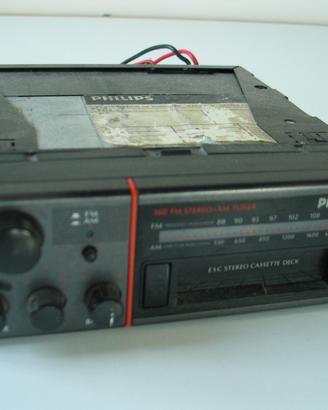 Autoradio Philips AM-FM Stereo Tuner Type 90 DC360