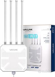 Router WiFi 7 WAVLINK Esterno BE5100 mesh NUOVO