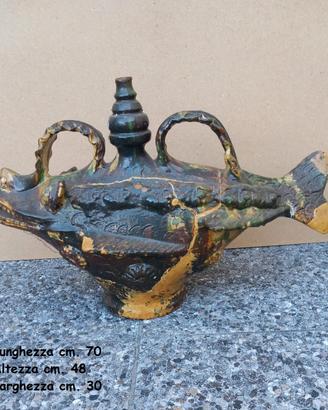 Brocca ornamentale vintage in ceramica